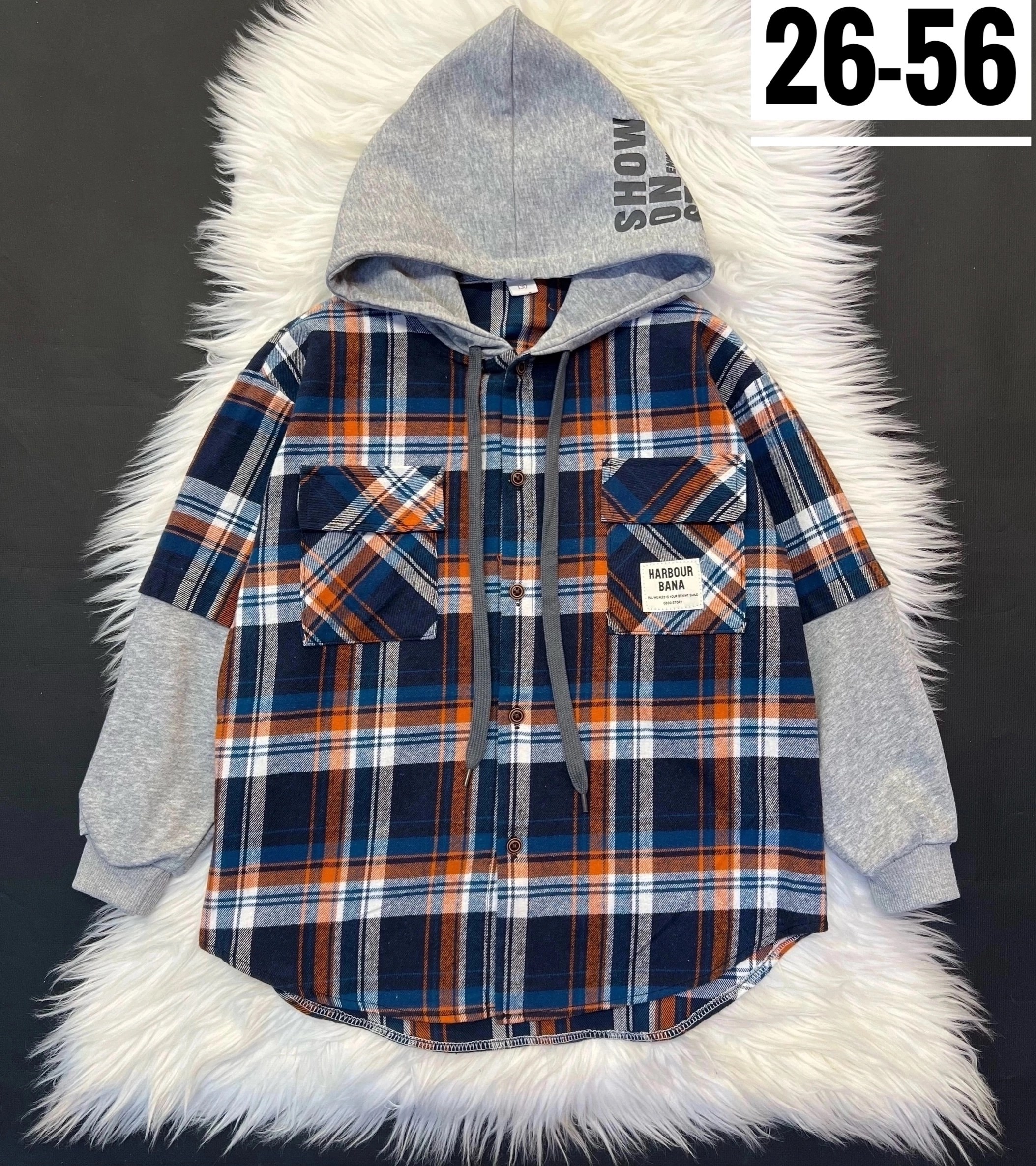 рубашка для мальчика,рубашка с капюшоном,детская рубашка,рубашка с капюшоном для мальчика,рубашка в клетку с капюшоном