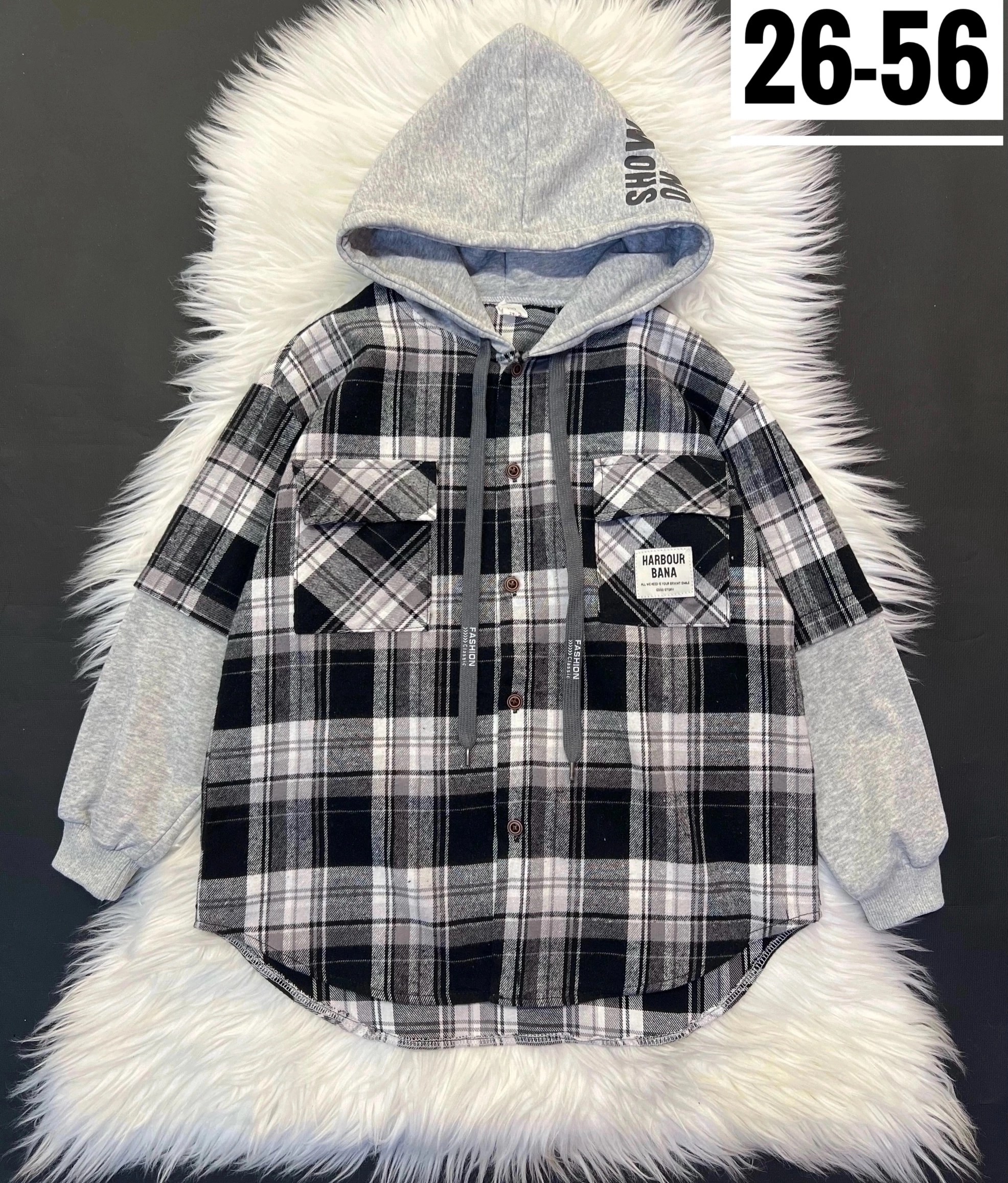 рубашка для мальчика,рубашка с капюшоном,детская рубашка,рубашка с капюшоном для мальчика,рубашка в клетку с капюшоном