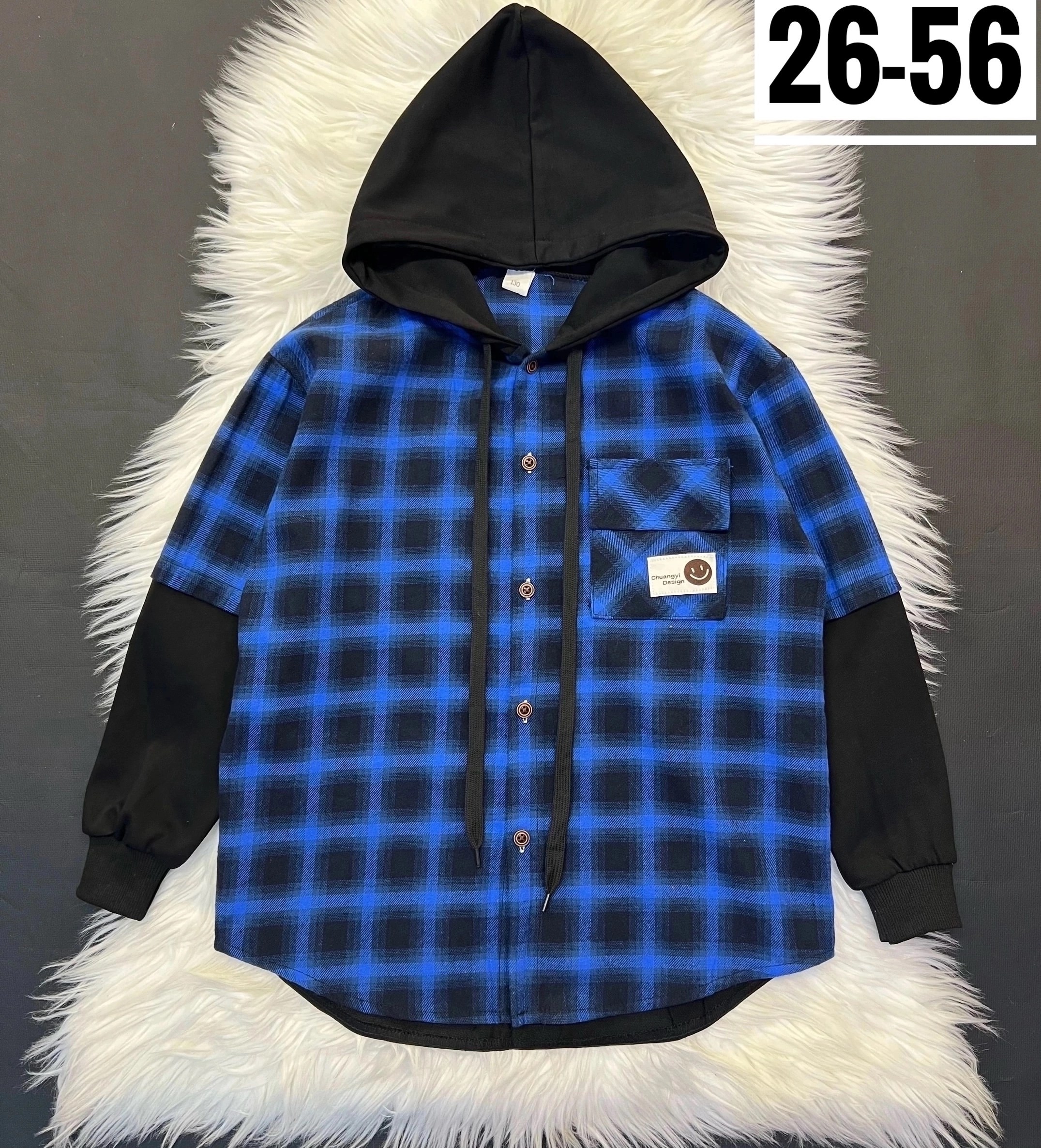 рубашка для мальчика,рубашка с капюшоном,детская рубашка,рубашка с капюшоном для мальчика,рубашка в клетку с капюшоном