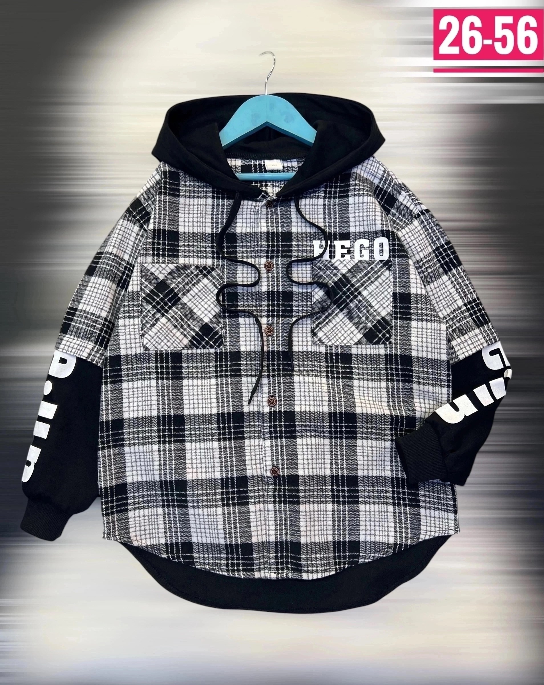 рубашка для мальчика,рубашка с капюшоном,детская рубашка,рубашка с капюшоном для мальчика,рубашка в клетку с капюшоном