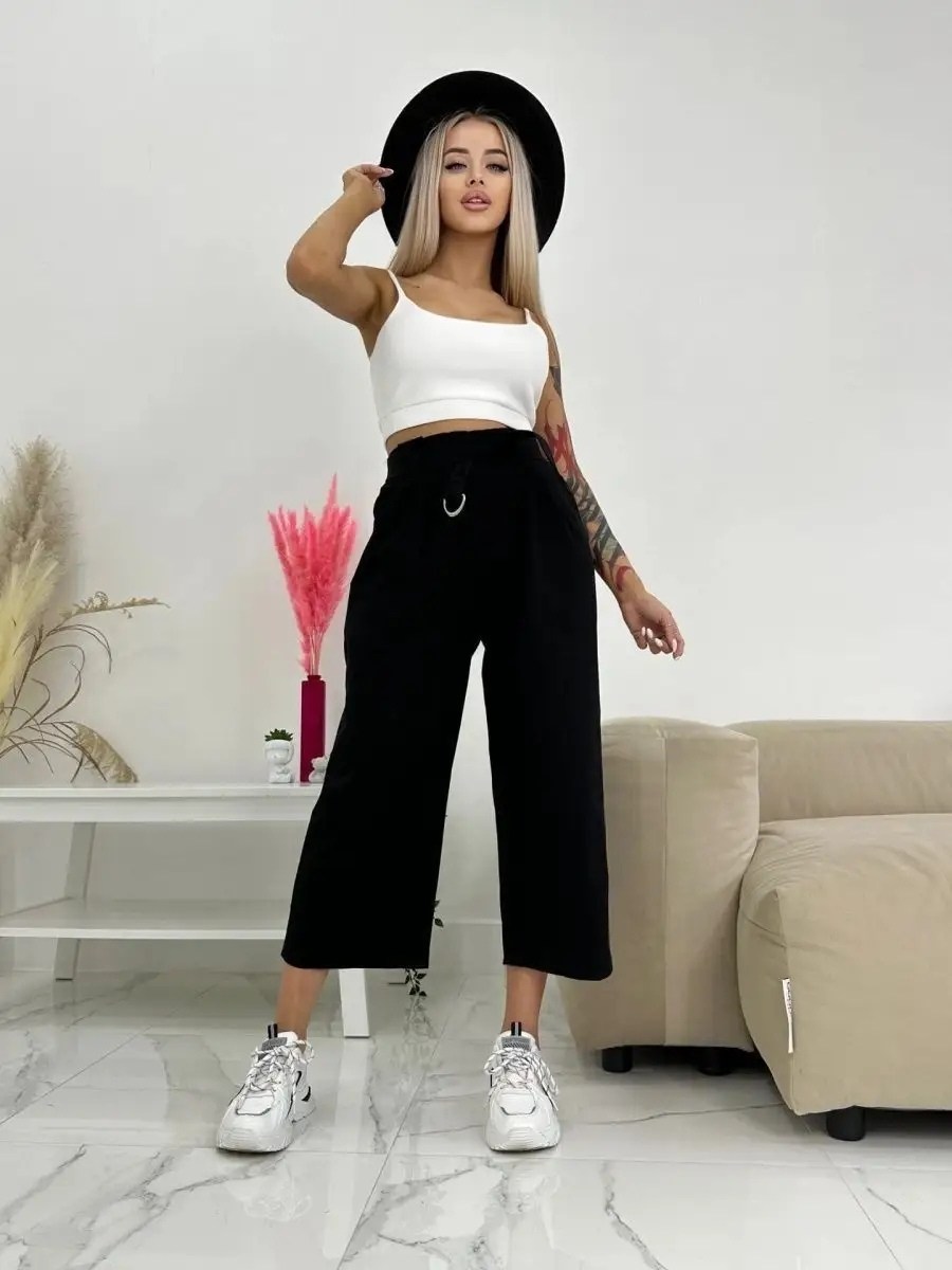 брюки женские летние кюлоты укороченные,брюки бриджи,брюки женские летние,женские брюки,широкие женские брюки