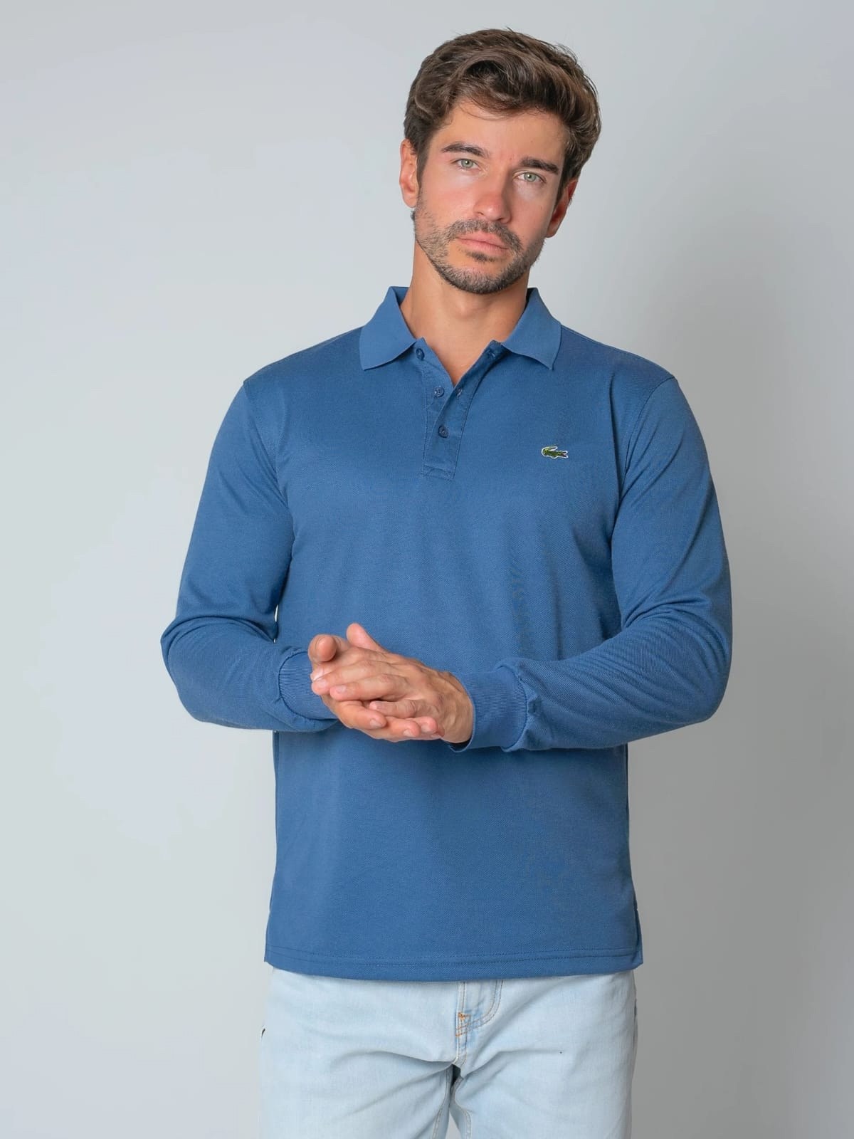 поло с длинными рукавами,lacoste белый,long sleeve polo shirt lacoste,кофта белая мужская,мужская мода