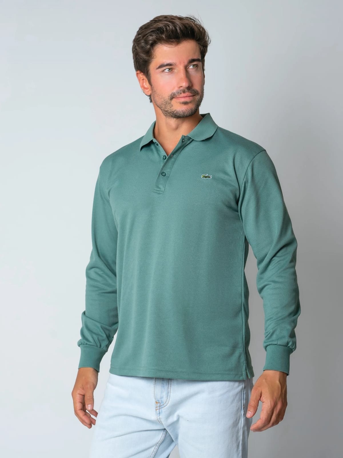 поло с длинными рукавами,lacoste белый,long sleeve polo shirt lacoste,кофта белая мужская,мужская мода