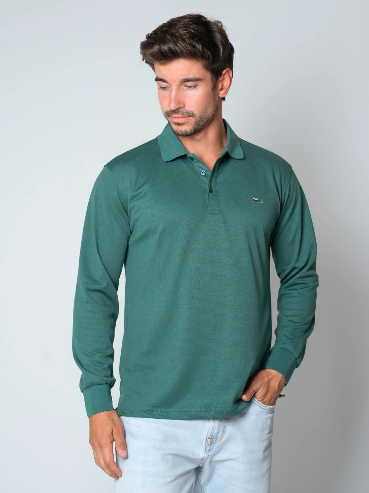 поло с длинными рукавами,lacoste белый,long sleeve polo shirt lacoste,кофта белая мужская,мужская мода