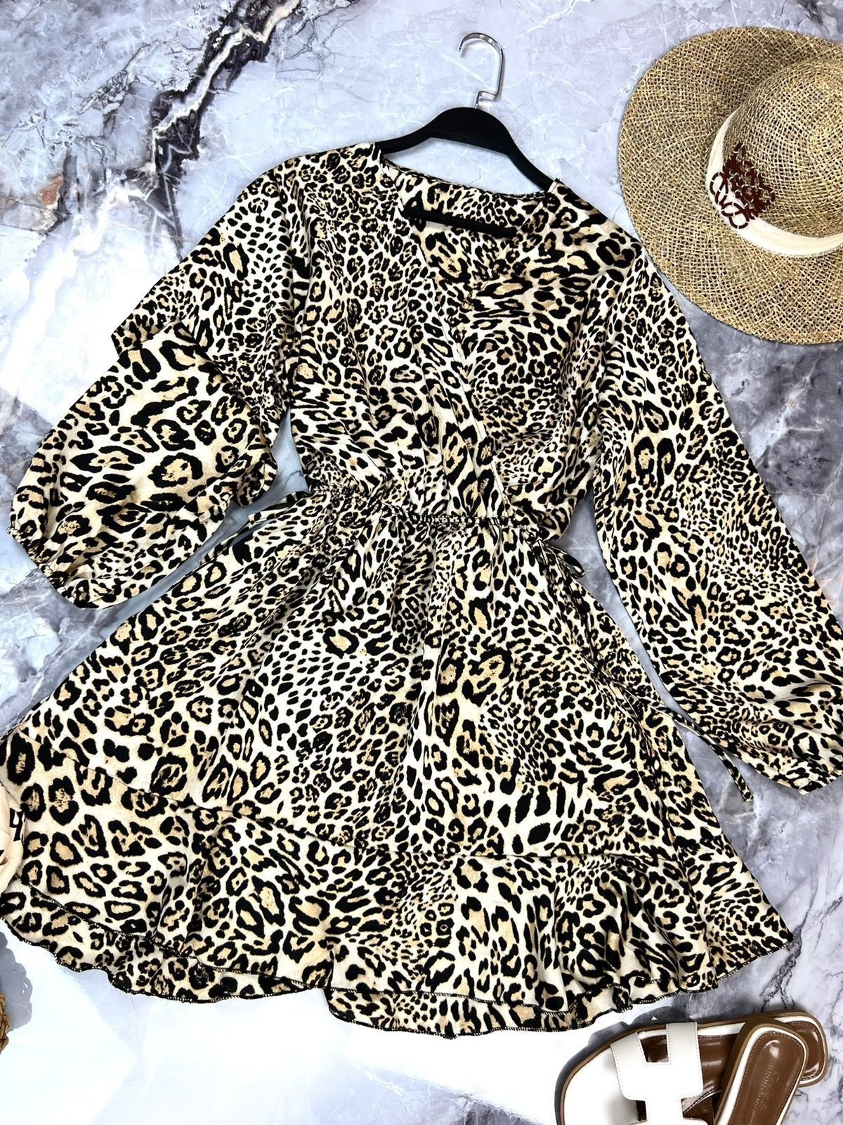 платье koton леопардовое,платье женское леопардовое,платье с леопардовым принтом,платье леопардовое,платье шифоновое с леопардовым принтом