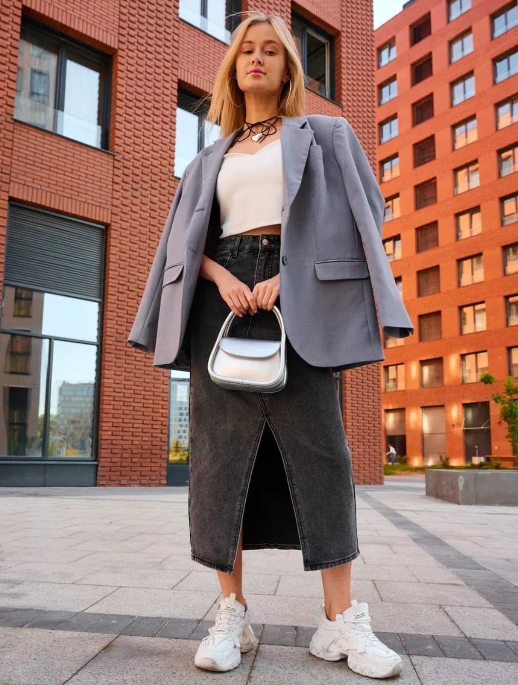 джинсовая юбка,юбка джинсовая макси с разрезом спереди,длинная джинсовая юбка,джинсовая юбка миди,юбка женская джинсовая