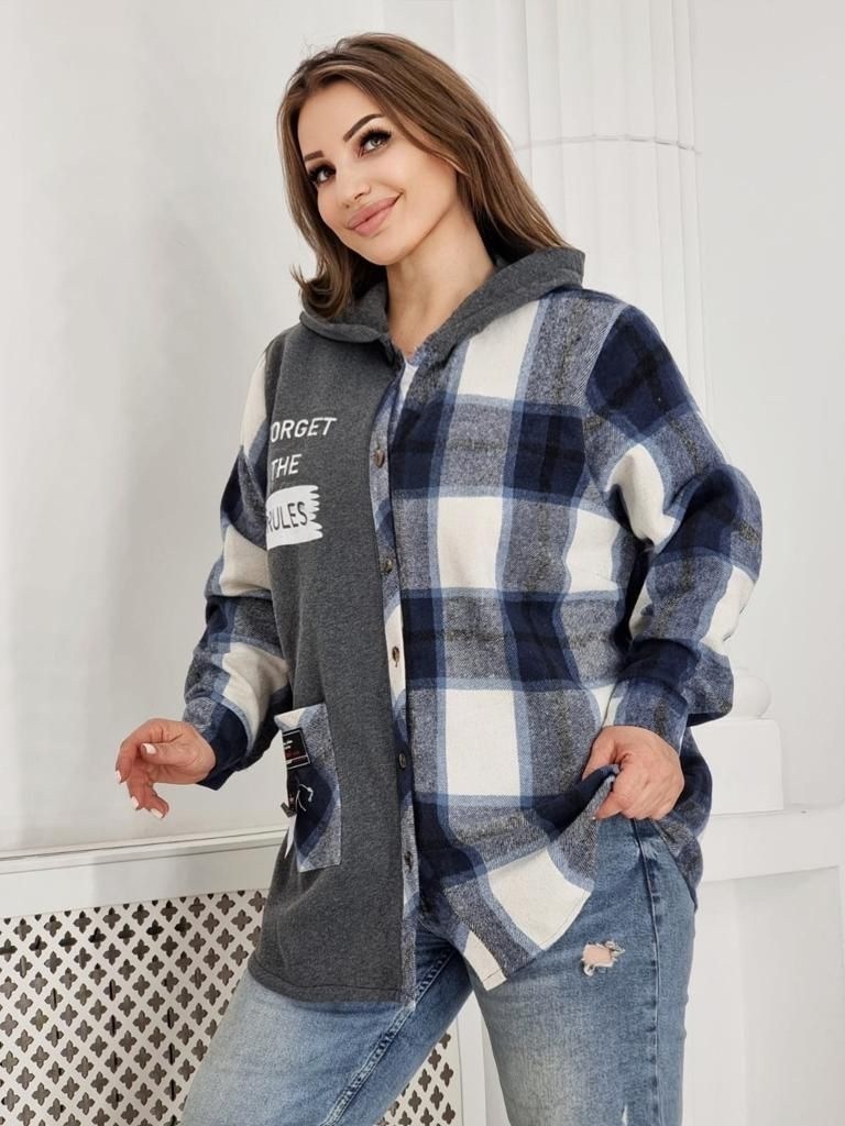 рубашка теплая женская,рубашка теплая,худи оверсайз теплая,рубашка теплая в клетку удлиненная,рубашка оверсайз теплая в клетку