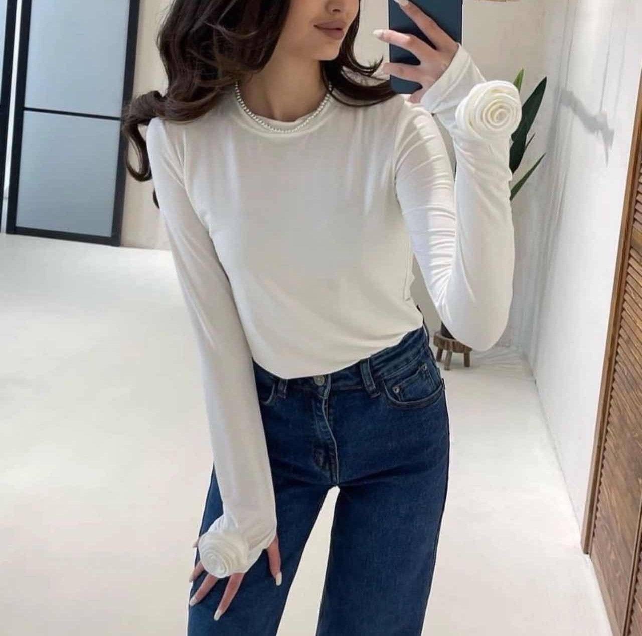 женская кофта,длинные рукава,кофта белая,белый лонгслив,женский лонгслив