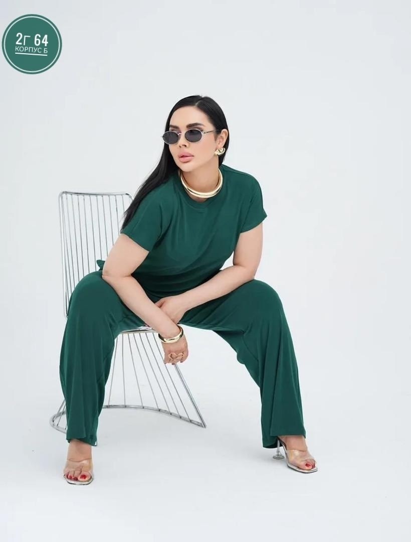 костюм с брюками палаццо,костюм женский,костюм жатка с брюками палаццо,брючные женские костюмы,костюм с брюками