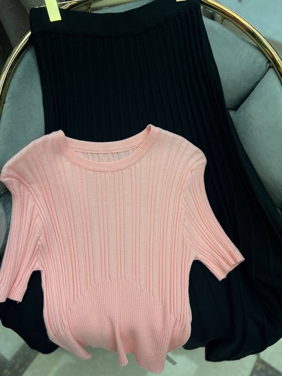 женская длинная плиссированная юбка из,длинная плиссированная юбка,женская плиссированная юбка,плиссированная юбка,трикотажная юбка