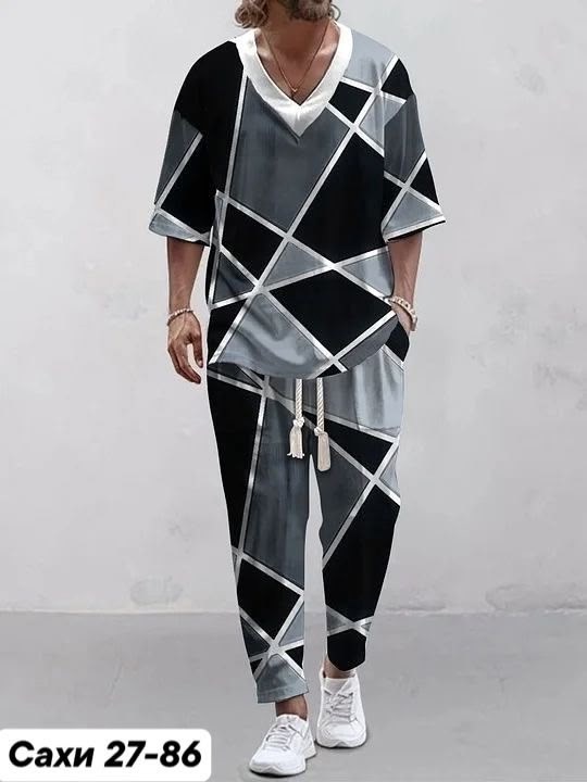 летние мужские костюмы,стильная одежда мужская,костюм с футболкой и брюками,мужская мода,летняя одежда мужская