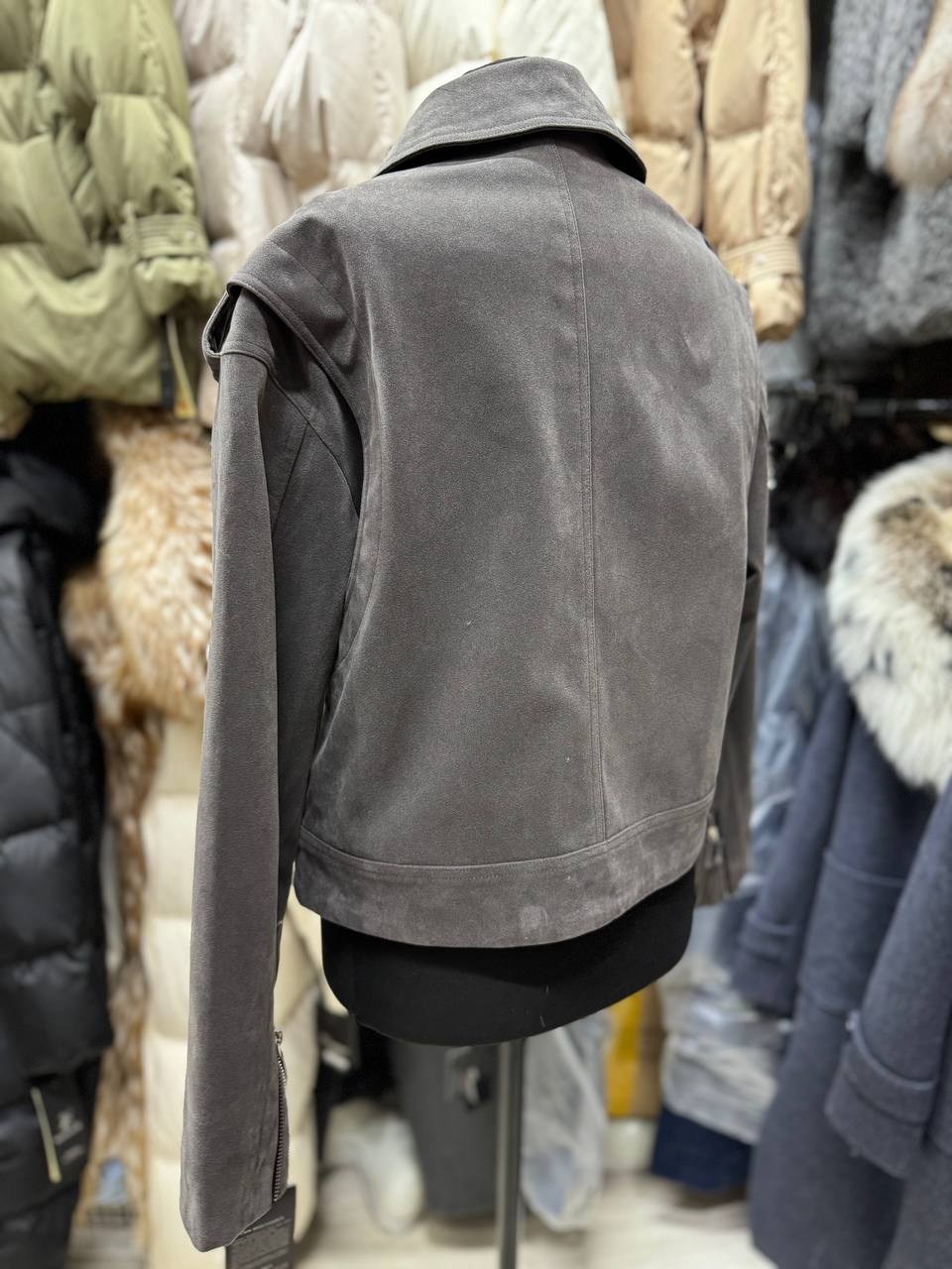 куртка косуха,замшевая серая куртка,замшевая косуха зара,косуха,кожаная косуха