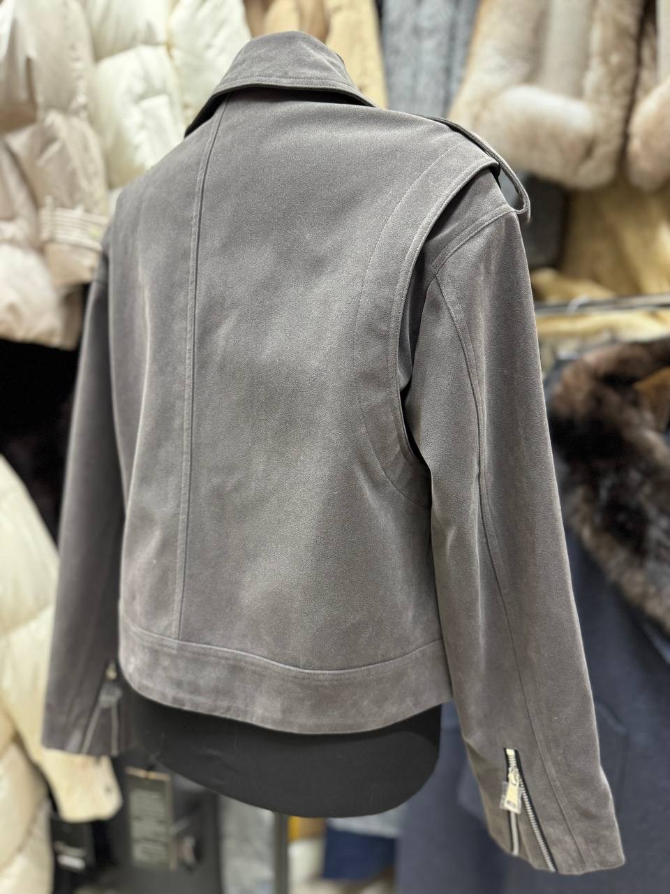 куртка косуха,замшевая серая куртка,замшевая косуха зара,косуха,кожаная косуха