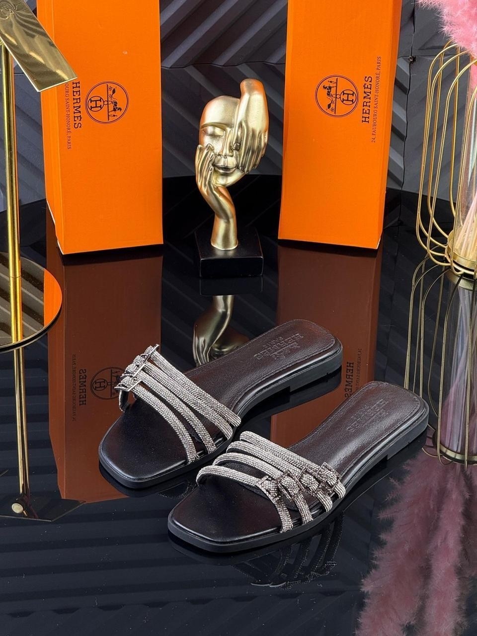 ,шлепанцы женские,шлепанцы хермес,женская ,хермесес шлепки