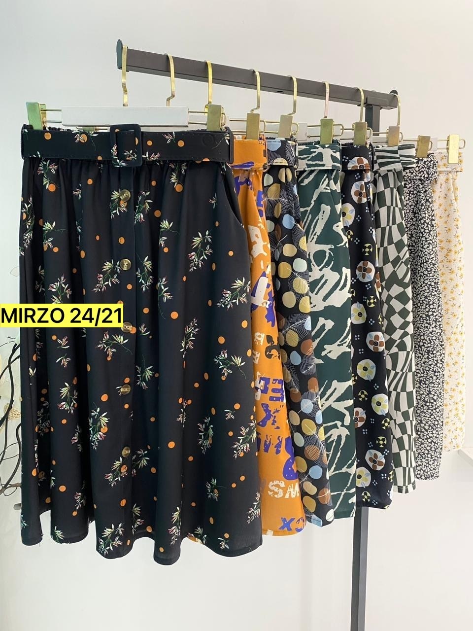 юбка с принтом,юбка женская,юбка с поясом,юбка средней длины,шифоновая юбка