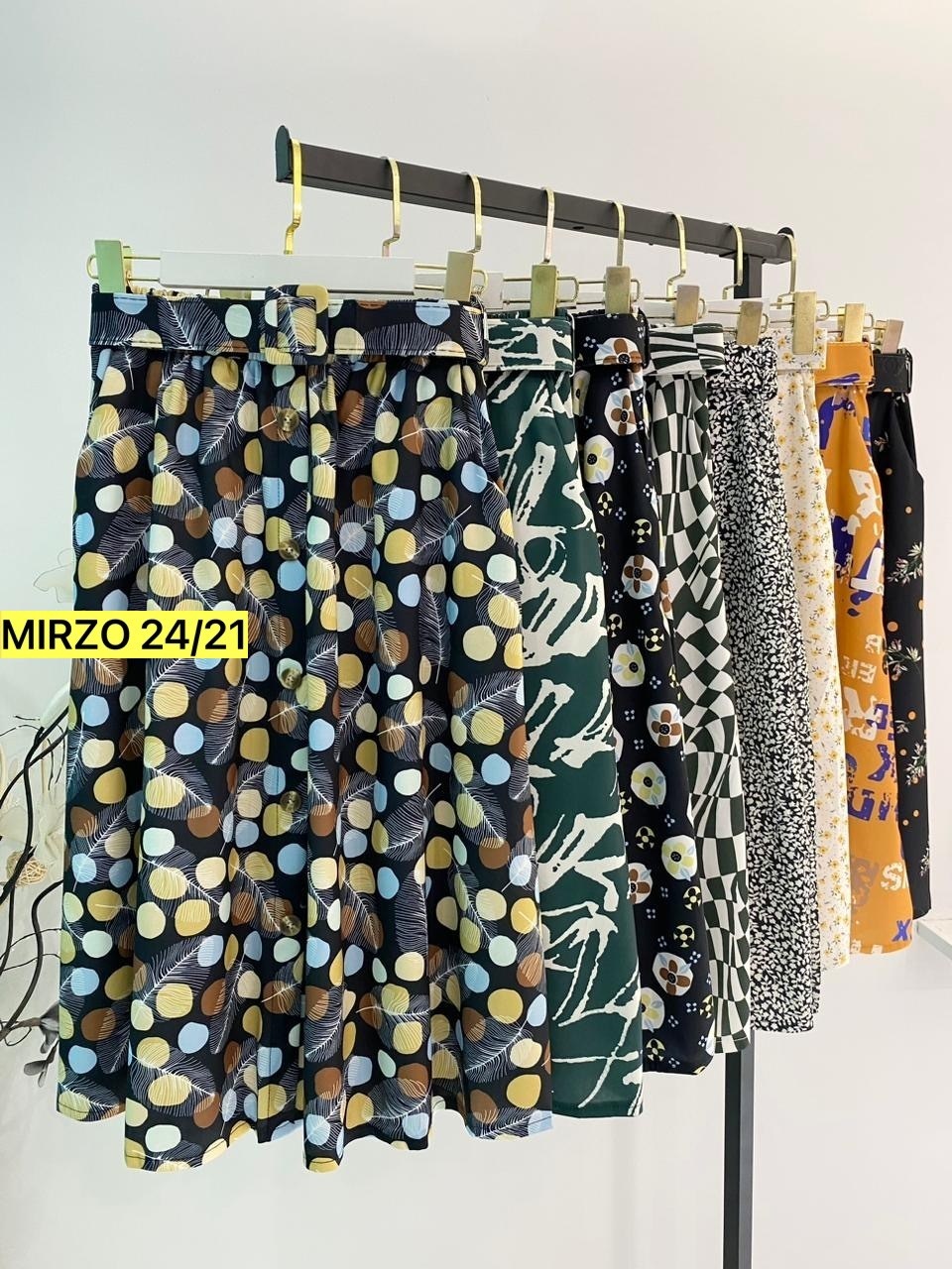 юбка с принтом,юбка женская,юбка с поясом,юбка средней длины,шифоновая юбка