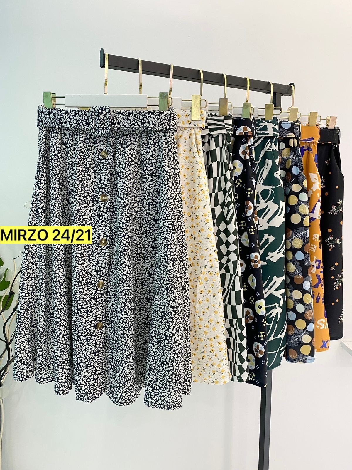 юбка с принтом,юбка женская,юбка с поясом,юбка средней длины,шифоновая юбка