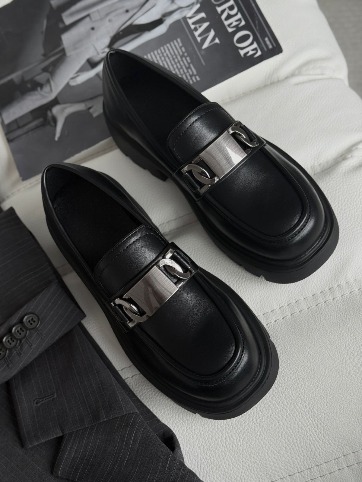 ,лоферы женские,кожаные лоферы,черные лоферы,массивные лоферы