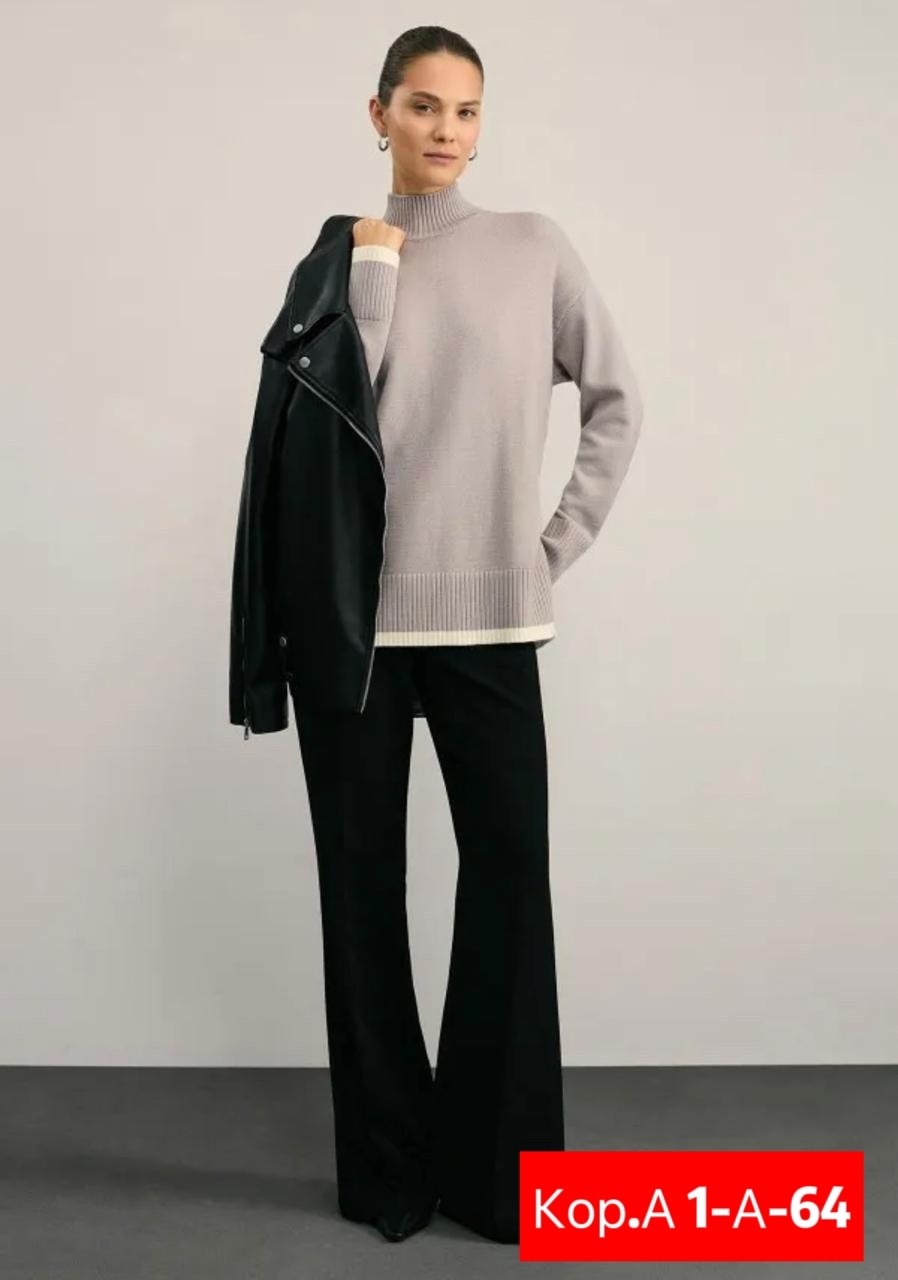 джемпер бежевый,джемпер с воротником стойка,свитер женский zarina,zarina джемпер женский,бежевый свитер