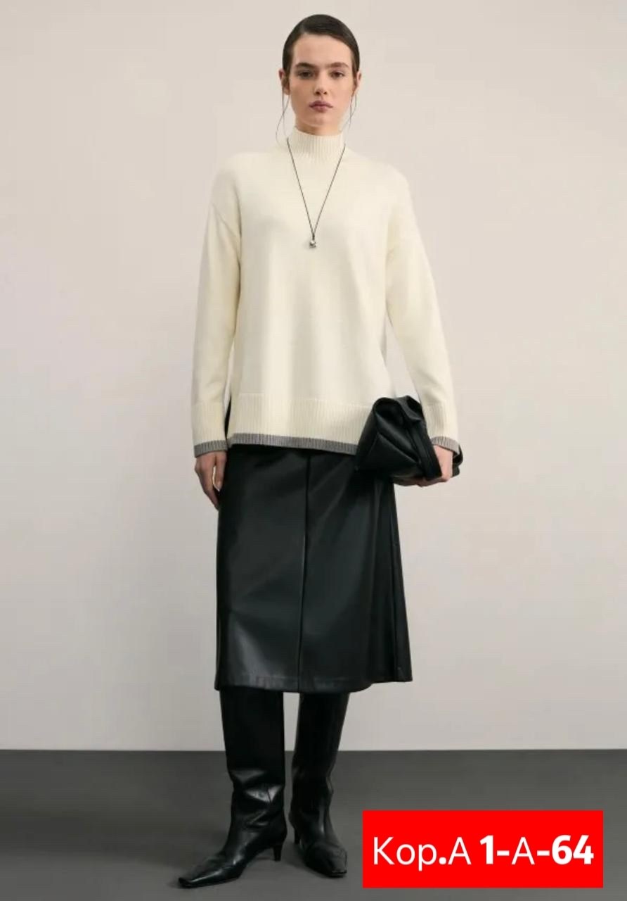 джемпер бежевый,джемпер с воротником стойка,свитер женский zarina,zarina джемпер женский,бежевый свитер