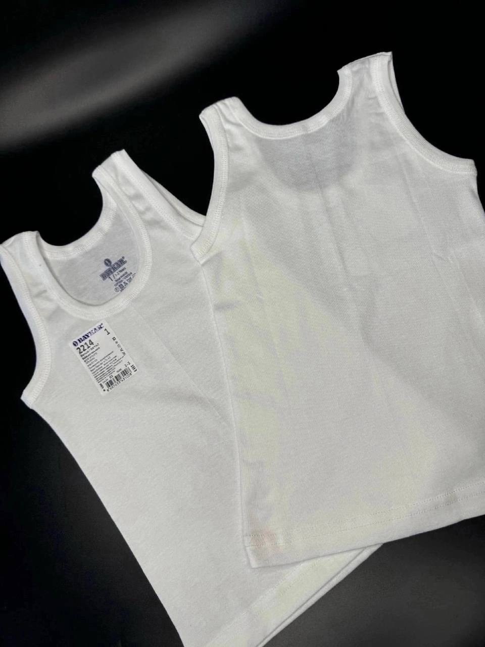 майка baykar для мальчиков,комплект маек baykar,майка 2214 байкар,майка детская,майка белая