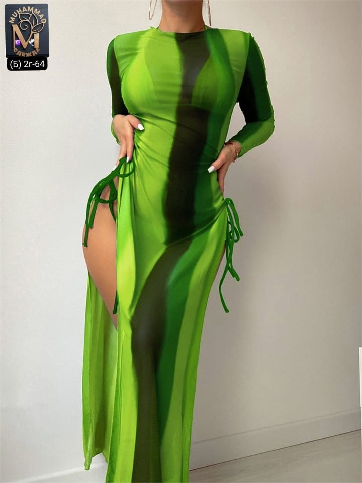 пляжное платье,пляжное платье с разрезом,длинное платье,модное платье,пляжное длинное платье