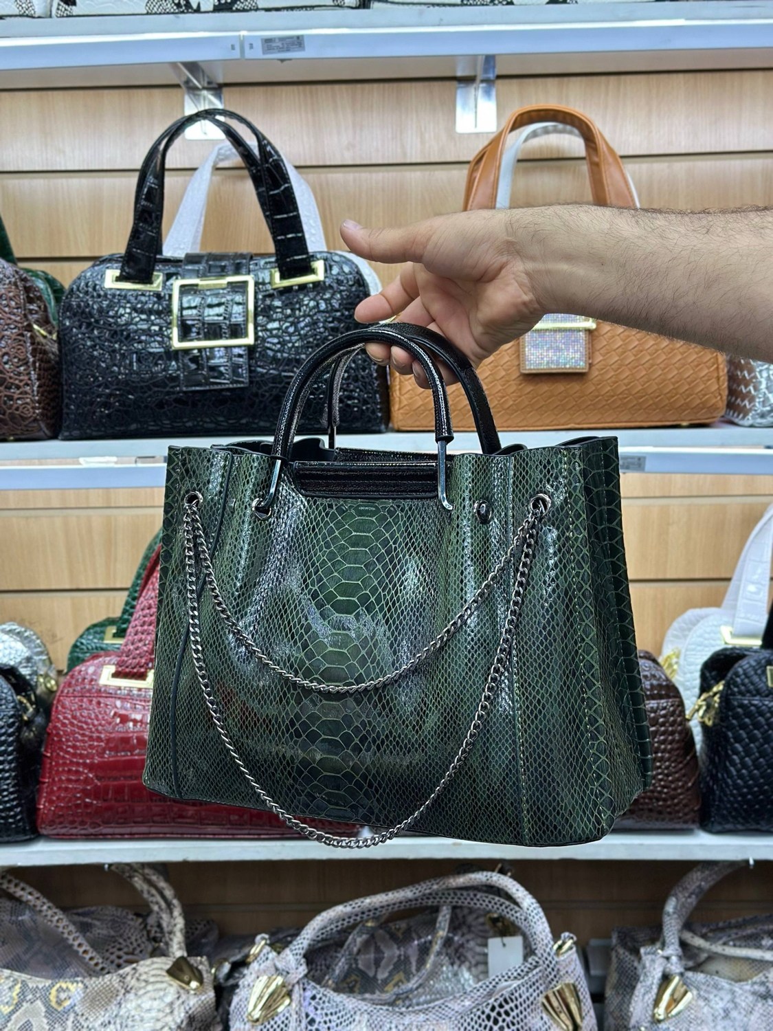 сумка женская из натуральной кожи питона,сумка,сумка из натуральной кожи питона,модная сумка,женская сумка