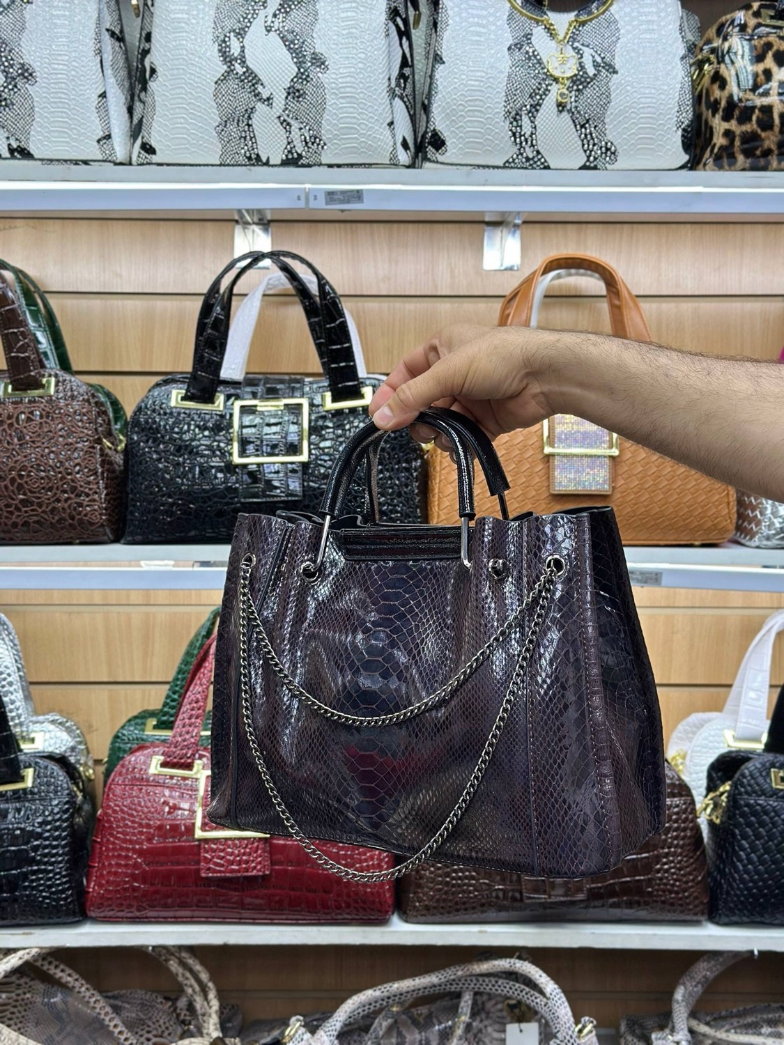 сумка женская из натуральной кожи питона,сумка,сумка из натуральной кожи питона,модная сумка,женская сумка