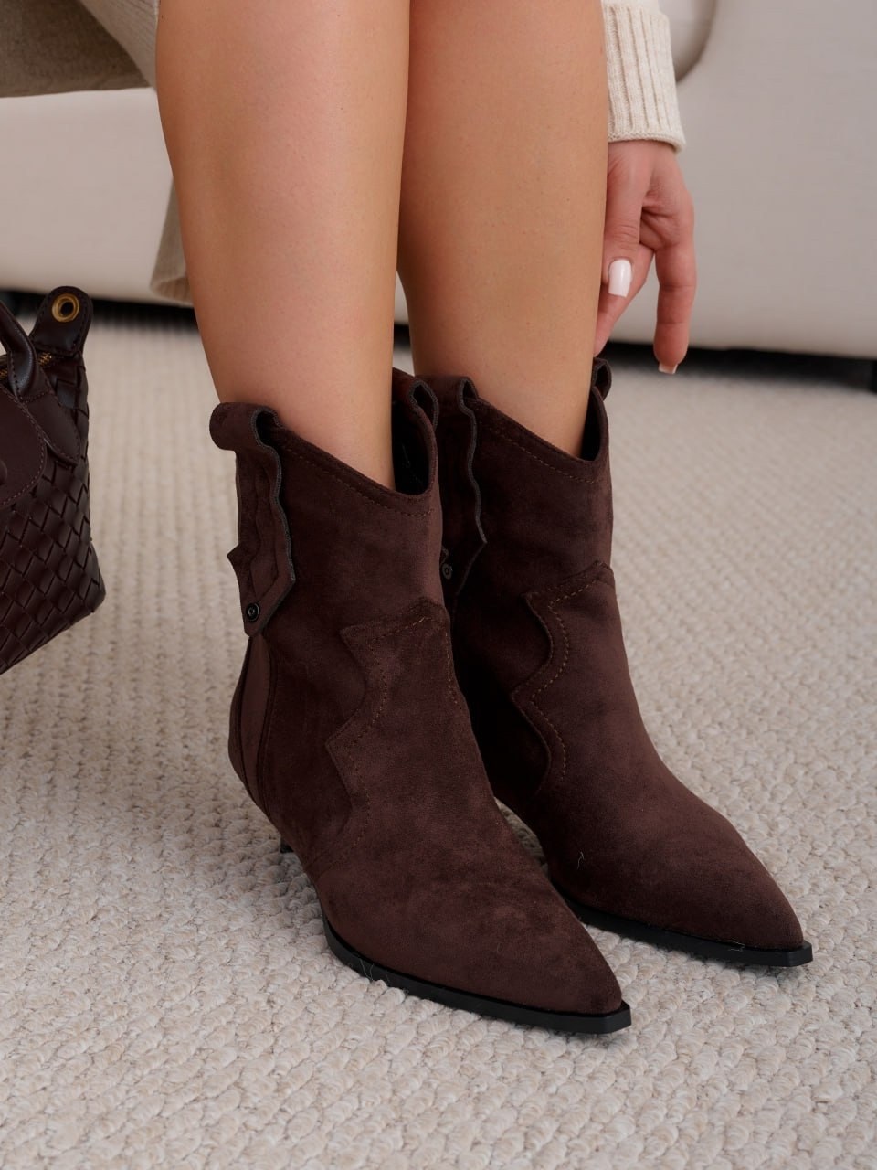 женская,полусапоги,замшевые сапоги,полусапоги замшевые,замшевые ботильоны