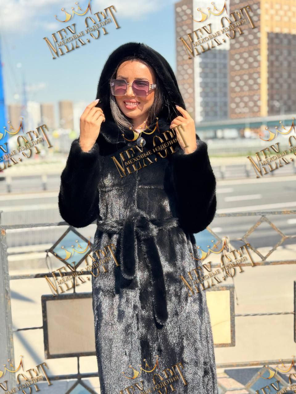 шуба норковая,женская шуба,норковая шуба с капюшоном,шубка,шуба с капюшоном