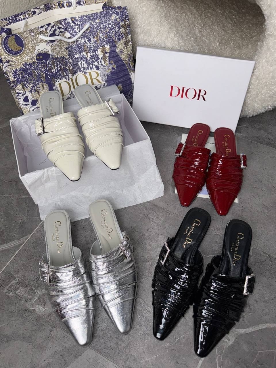 туфли dior,,сабо диор женские летние,женские мюли,шлепанцы модные