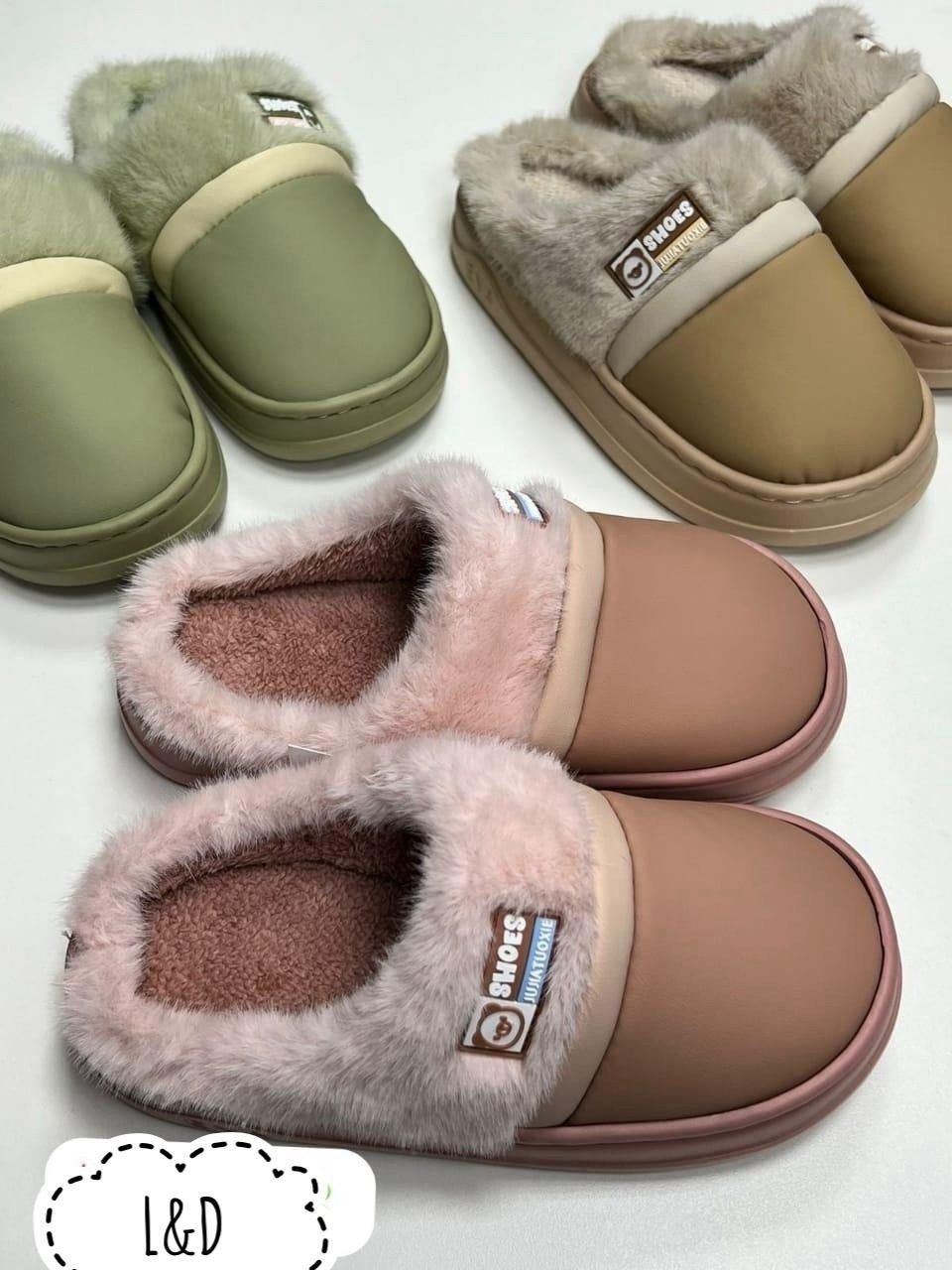 тапочки зимние,тапочки модные,домашние тапочки теплые,,тапочки женские