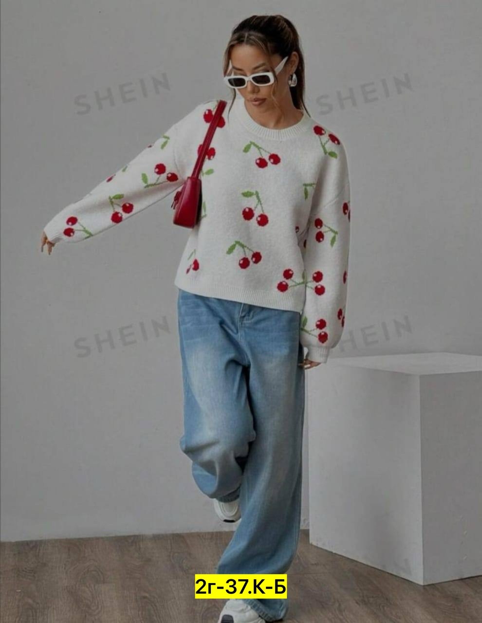 свитера вязаные,толстовка кофта,женские свитера,женская кофта,вязаный кардиган с вишнями