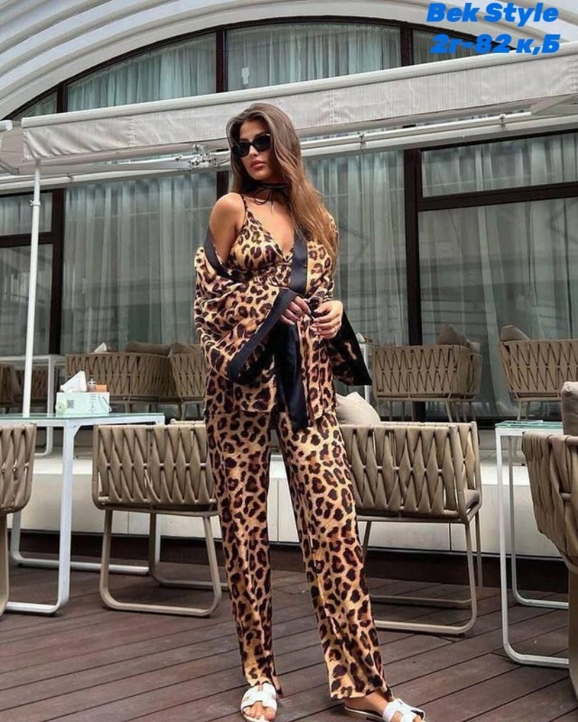 костюм леопардовый,костюм женский,пижама леопардовая,женский костюм тройка,леопардовый костюм женский
