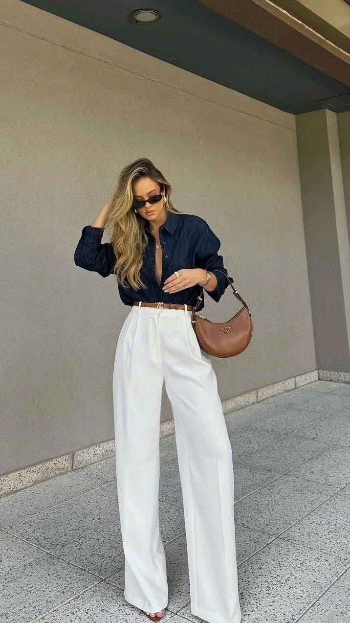 белые брюки палаццо,брюки стиль,белые брюки,брюки модные,брюки палаццо образы