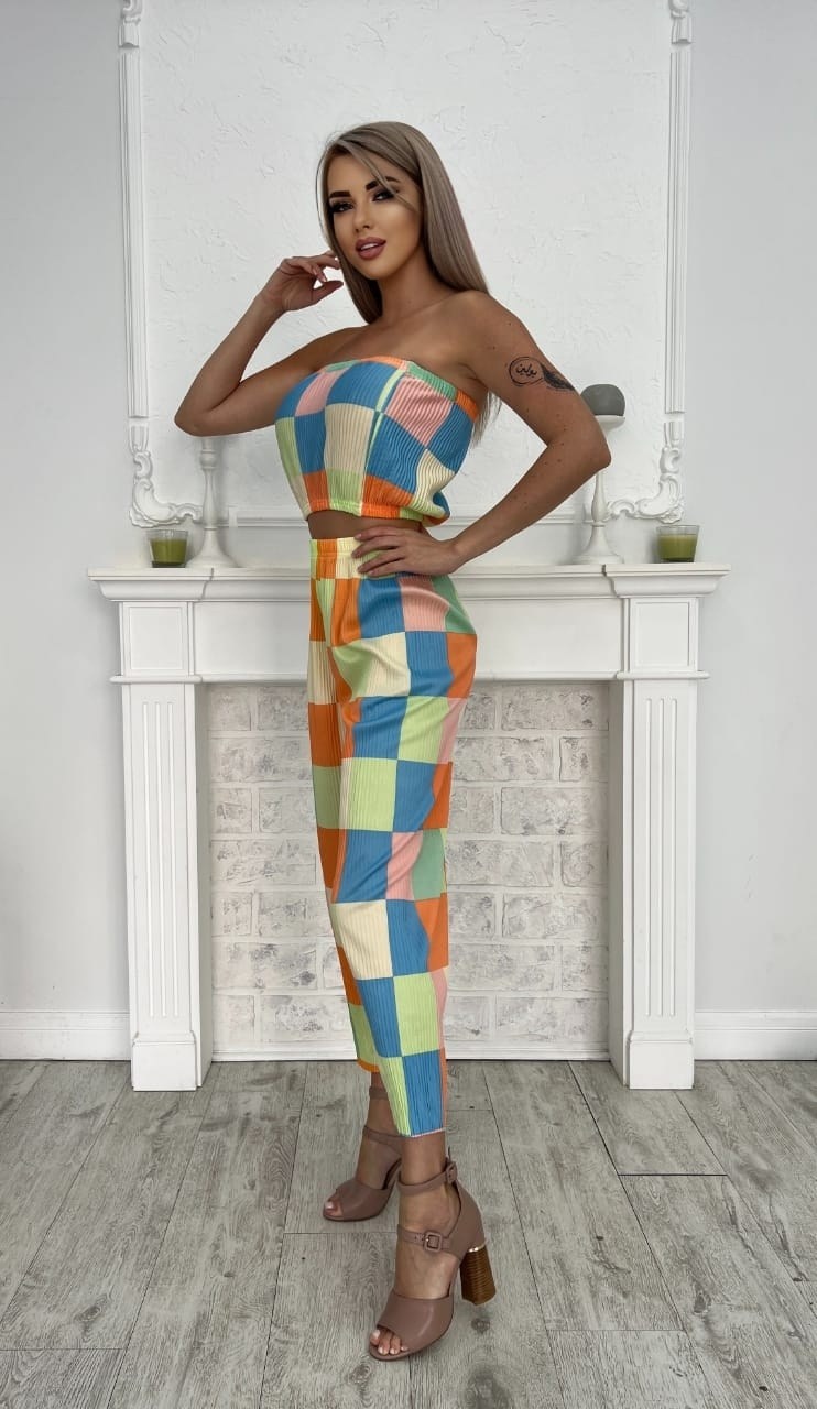 геометрические комбинезоны,летний женский комплект из двух предметов,модные комбинезоны,комбинезон,женский костюм из двух предметов