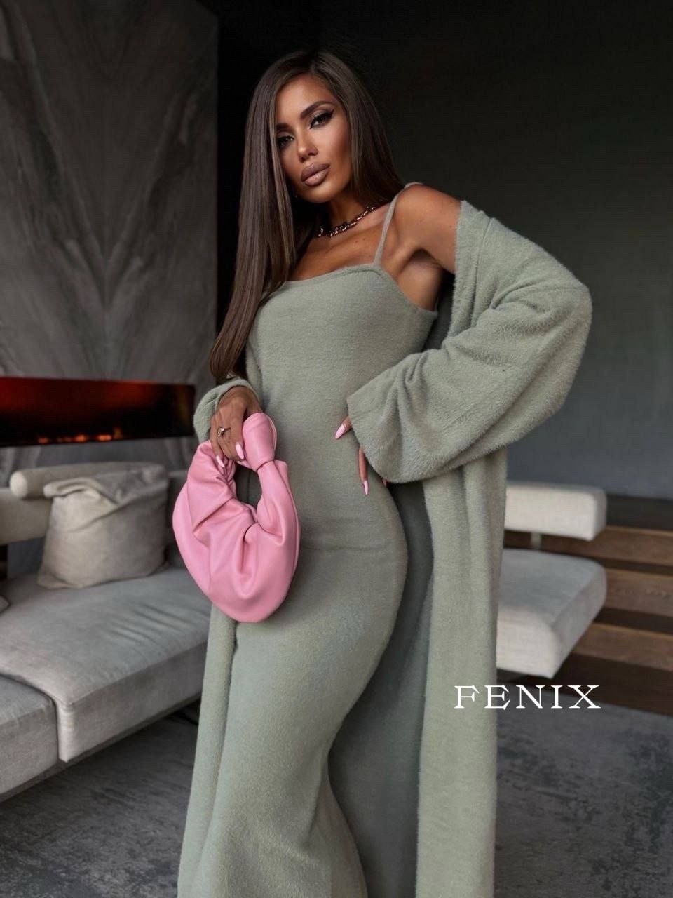 платье лапша с кардиганом,платье накидка,трикотажное платье,платье длинное,костюм с кардиганом