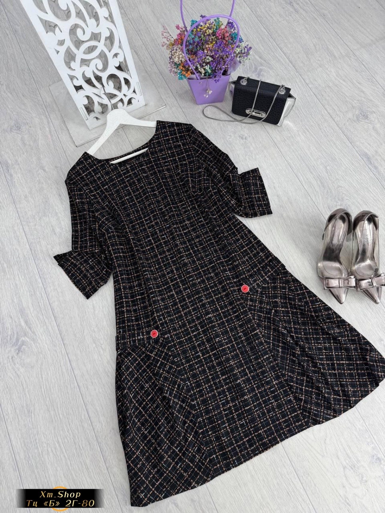 платье,платье шанель из твида,платье женская,платье твидовое,платье из твида в стиле шанель