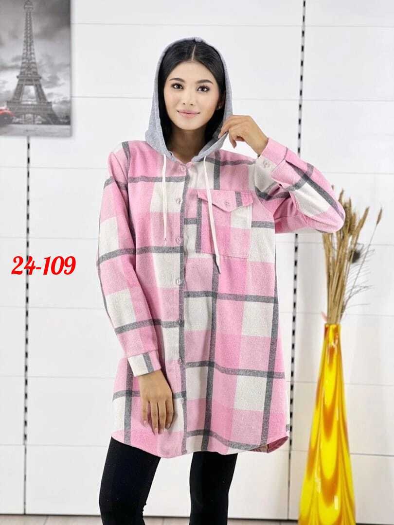 рубашка женская,рубашка оверсайз теплая в клетку удлиненная,рубашка теплая,рубашка теплая в клетку с капюшоном,удлиненная рубашка