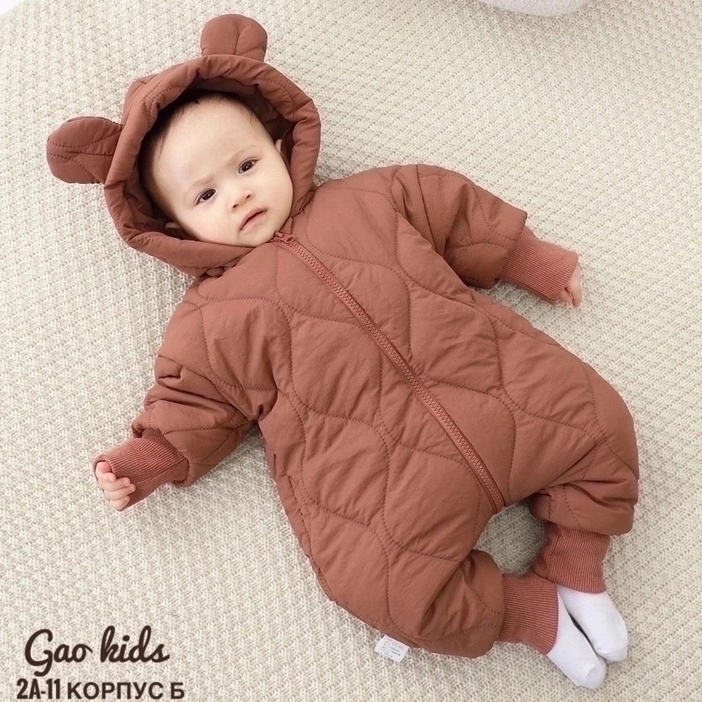 теплый комбинезон для малыша,комбинезон для новорожденного осенний,зимний комбинезон с капюшоном для новорожденных,комбинезон для новорожденного теплый,комбинезон детский теплый