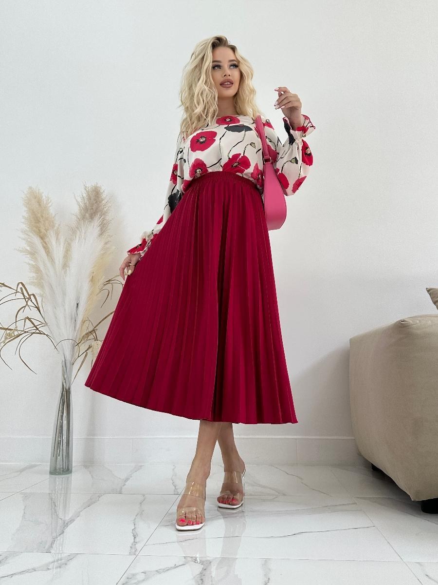 ,костюм двойка шелковый,платье женская,малиновое платье,платье