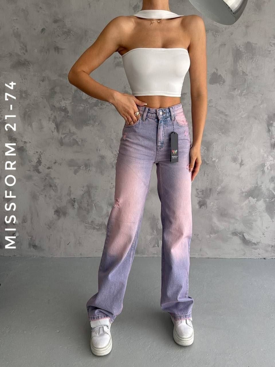 джинсы прямого кроя,новые джинсы,женские джинсы,модные джинсы,розовые джинсы