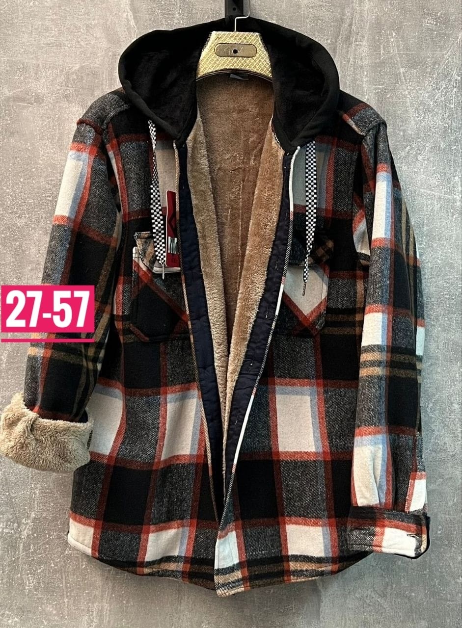 рубашка теплая в клетку оверсайз,рубашка в клетку теплая,рубашка с капюшоном,теплая рубашка,рубашка в клетку с капюшоном