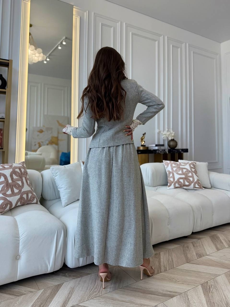 твидовый костюм с юбкой,женский твидовый костюм,элегантные костюмы,твидовые костюмы,стильные костюмы