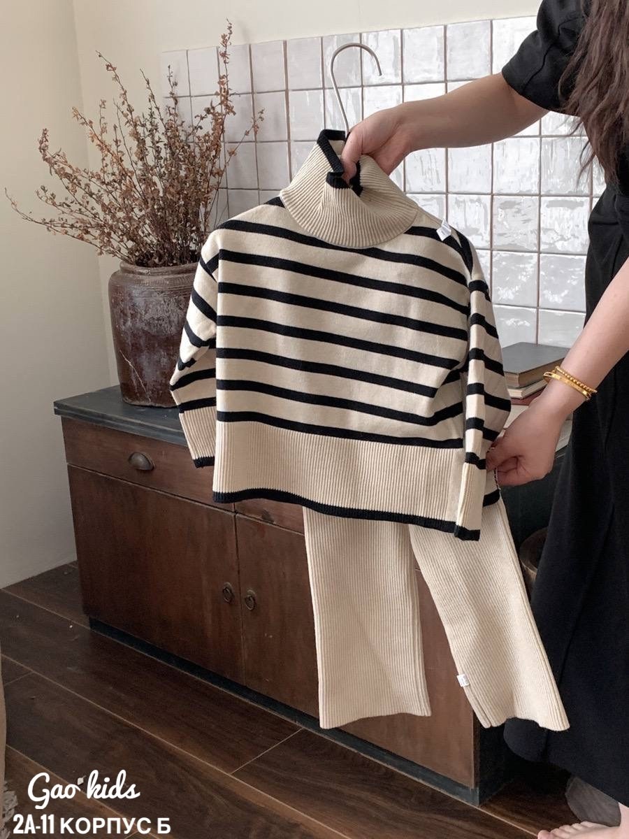 вязаный костюм для девочек,модные свитера,свитер для девочки,трикотажные костюмы,детский свитер