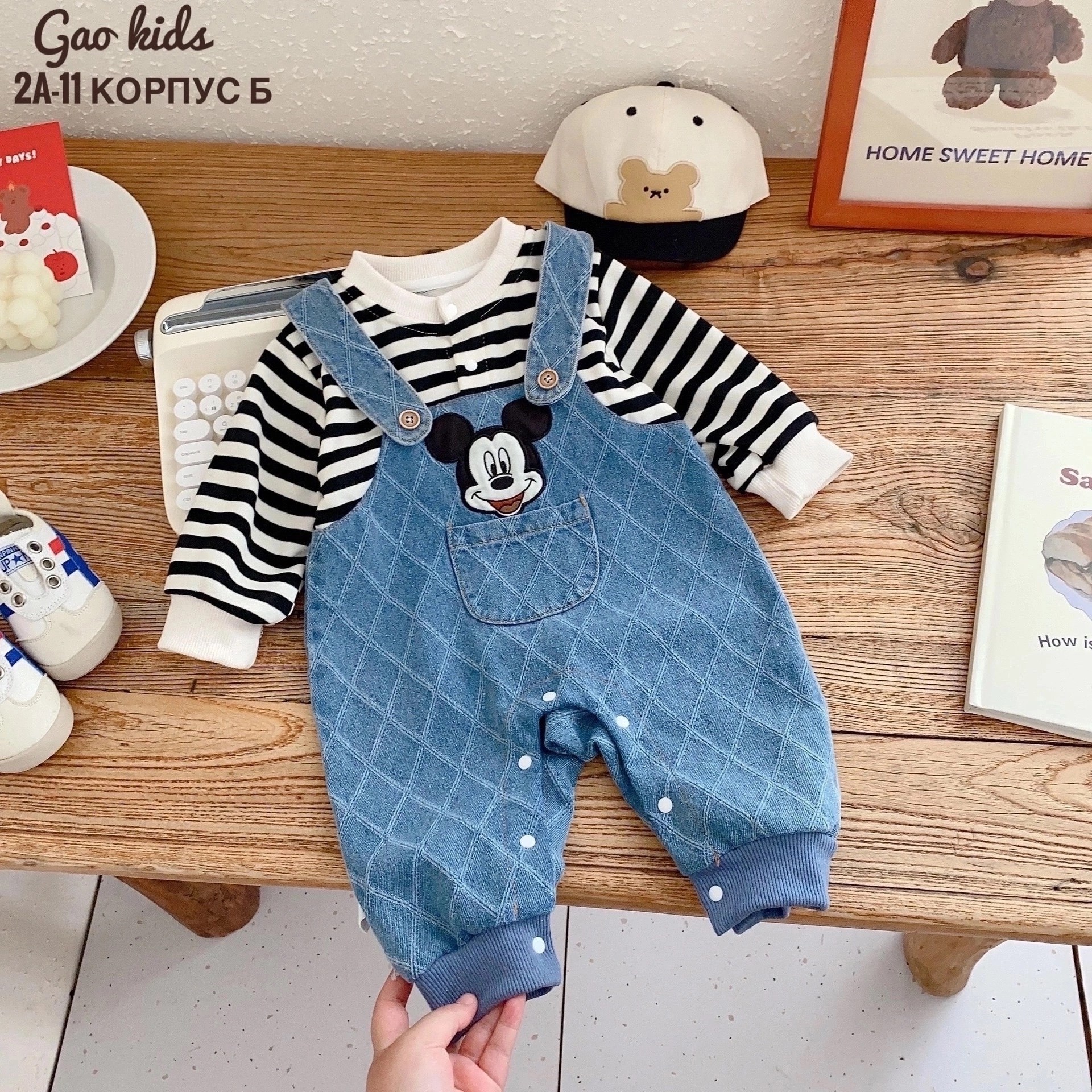 детский джинсовый комбинезон,комбинезон с полосками,,одежда для новорожденного,джинсовые комбинезоны