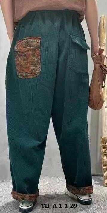 брюки в стиле бохо,штаны женские,вельвет брюки,брюки бохо,штаны бохо