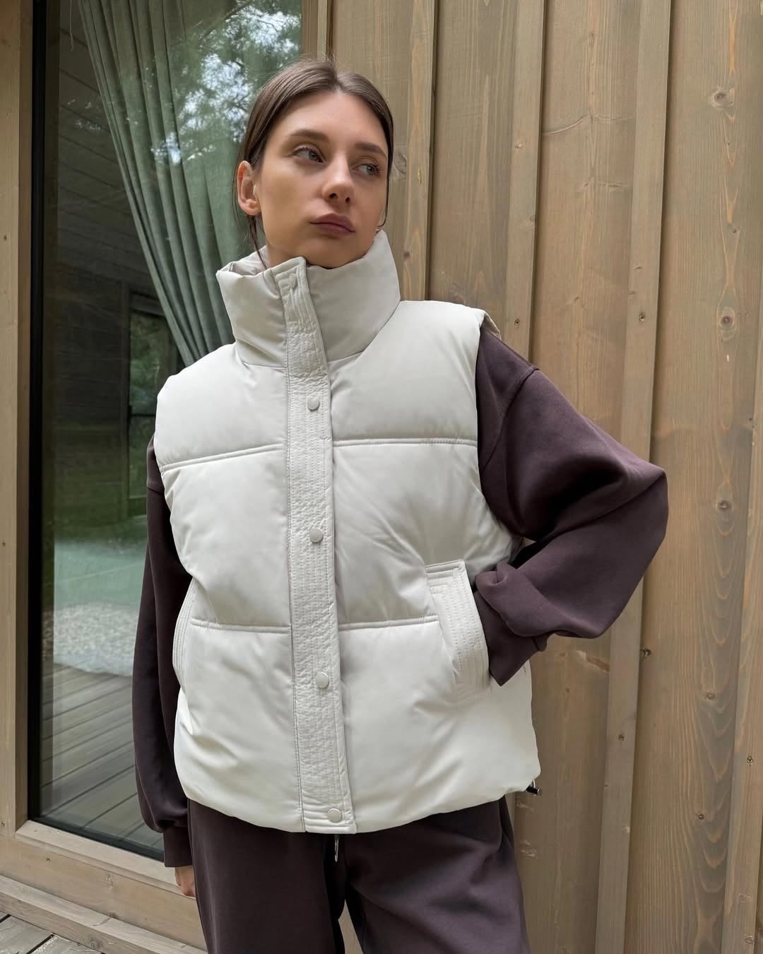 жилетка женская,жилет женский,жилет теплый,жилет женский утепленный,стильная жилетка