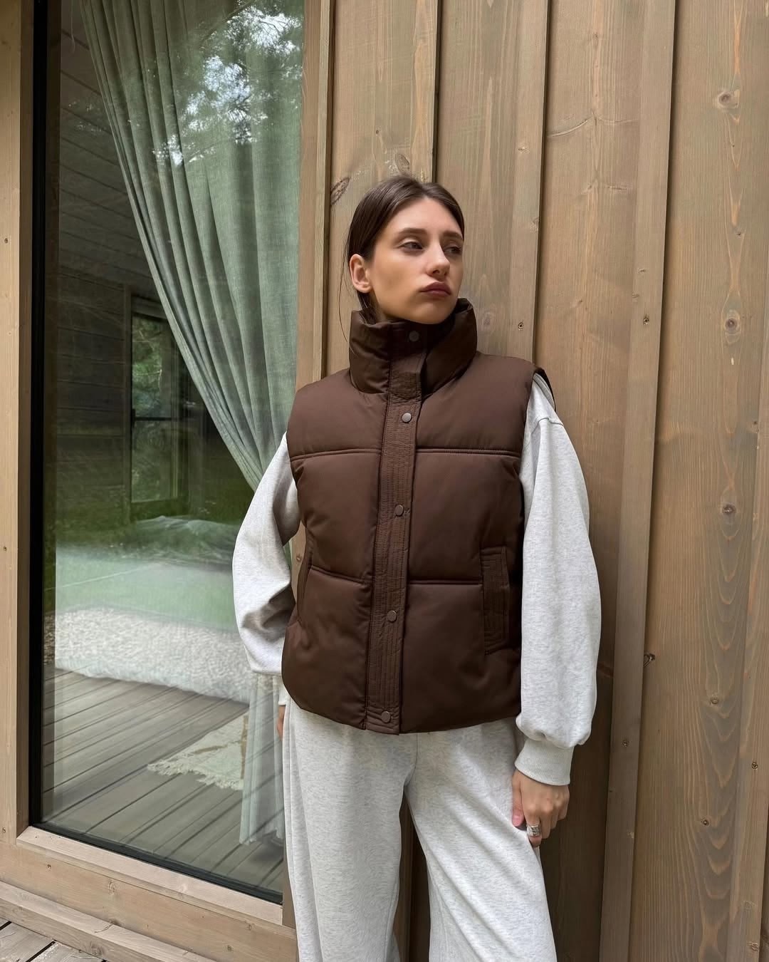 жилетка женская,жилет женский,жилет теплый,жилет женский утепленный,стильная жилетка