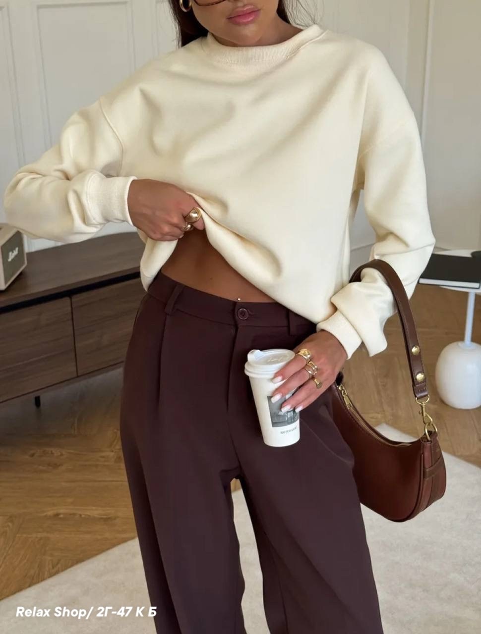 бежевый свитшот,кофта женская,свитер удлиненная,джемпер оверсайз,трикотажный джемпер